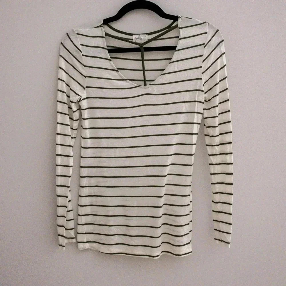 Glitz‎ Long Sleeve Striped Shirt